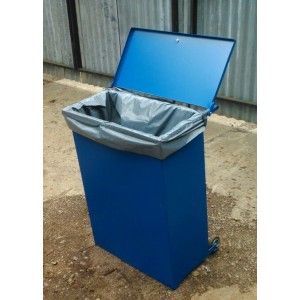 Мусорный бак для бытовых отходов объемом 0.15м3(140л)